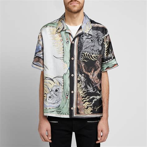 Givenchy Silk “Icarus” Button Up Hawaiian Shirt Size S/M (IT 48)